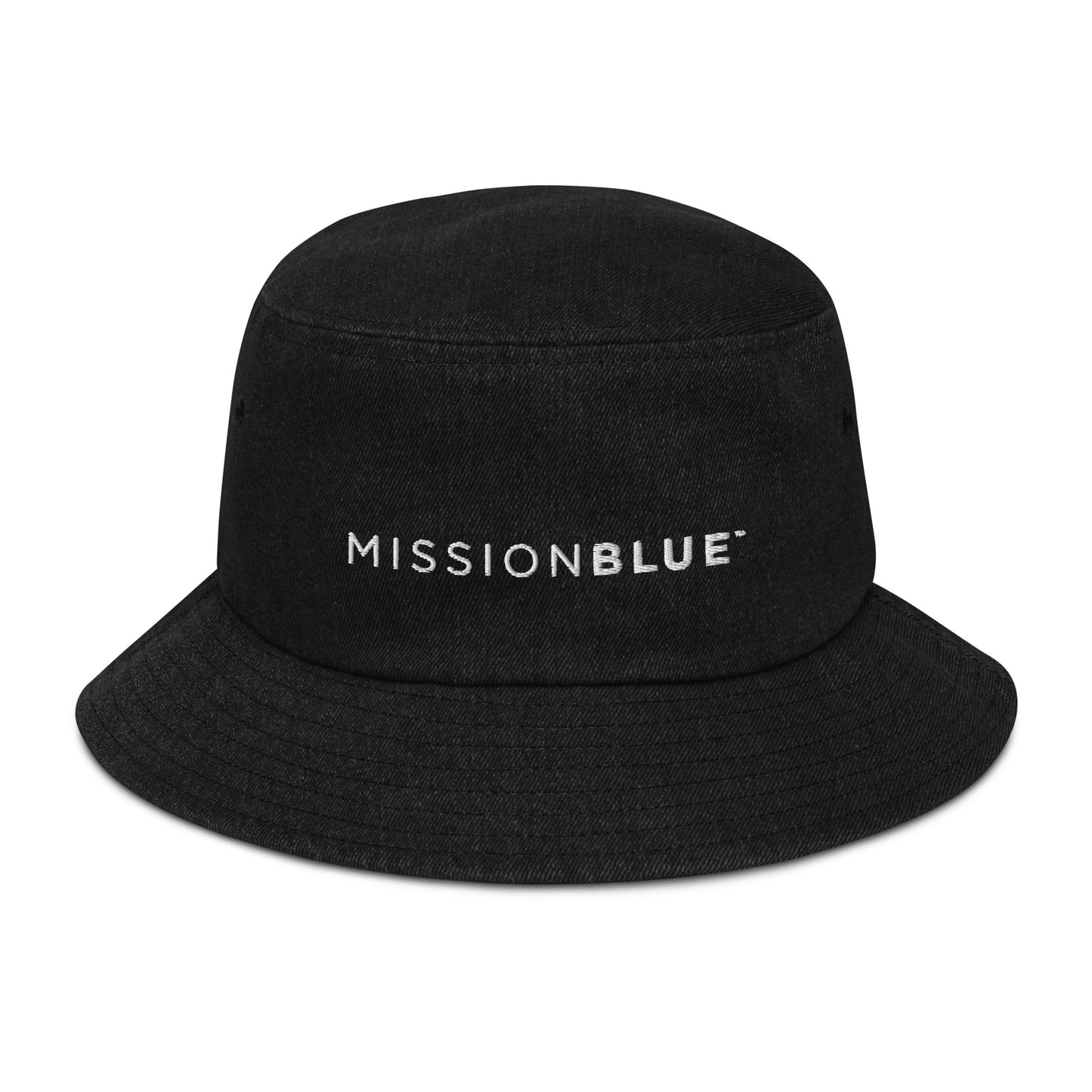 Black Denim Bucket Hat