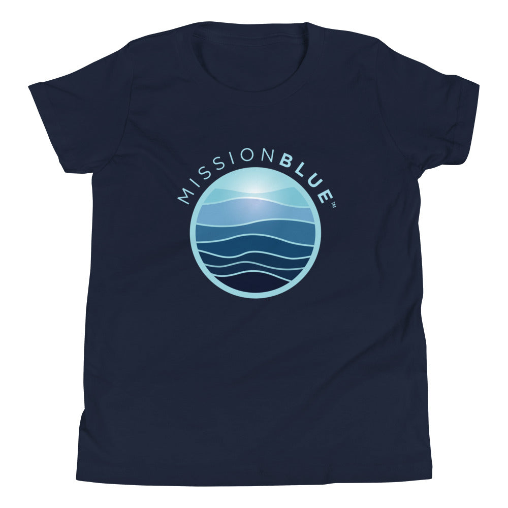 Youth Short Sleeve T-Shirt – White or Navy