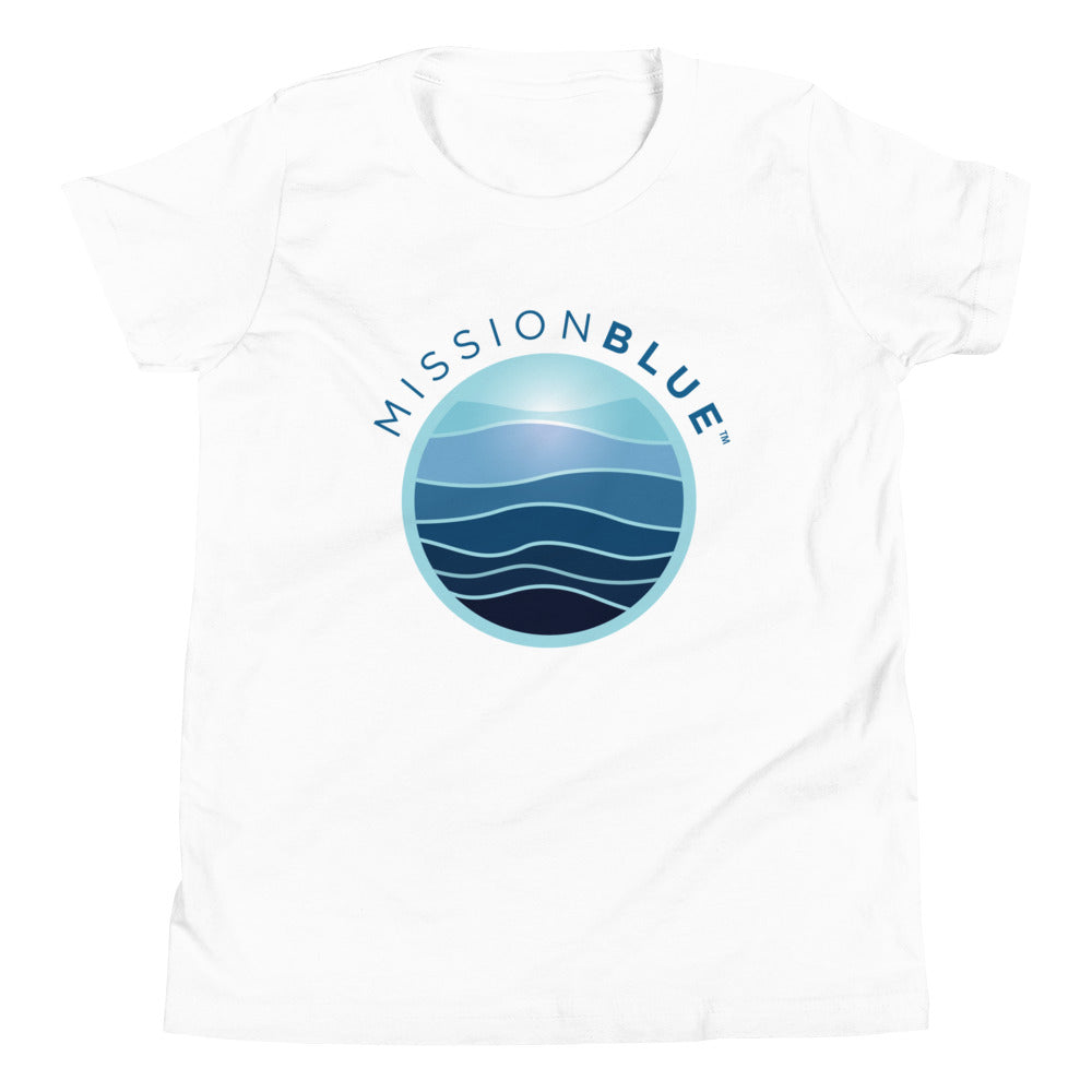 Youth White Short Sleeve T-Shirt