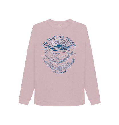 Mauve Printed Sweater Front