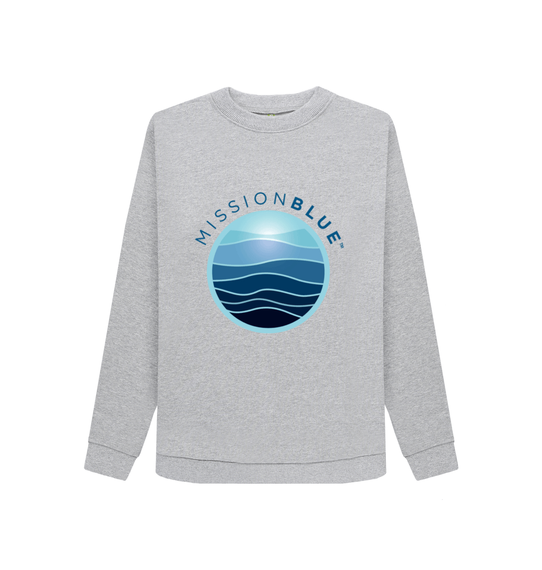 Light Heather Printed Sweater Front