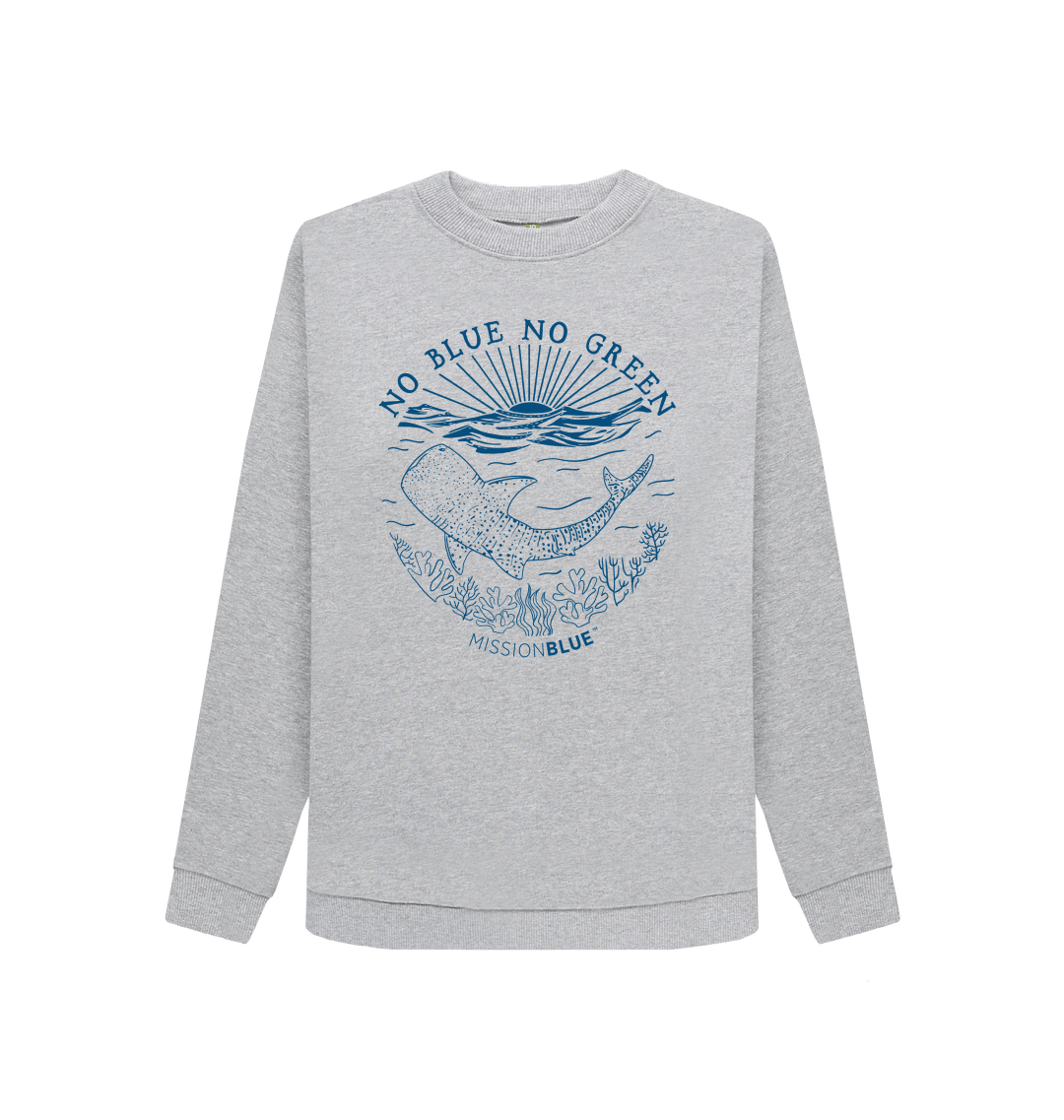 Light Heather Printed Sweater Front