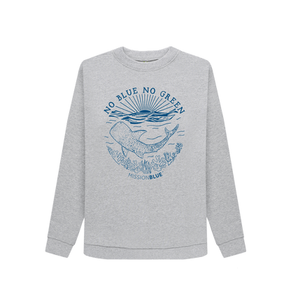 Light Heather Printed Sweater Front