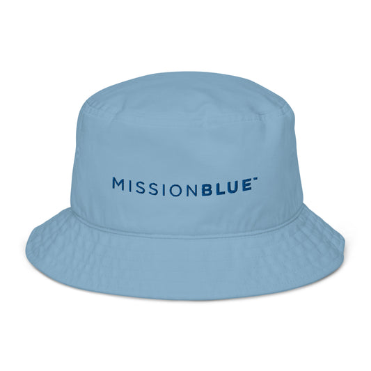 Organic Blue Bucket Hat