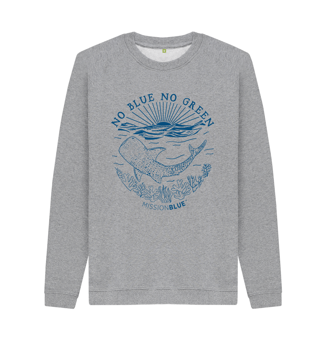 Light Heather Printed Sweater Front