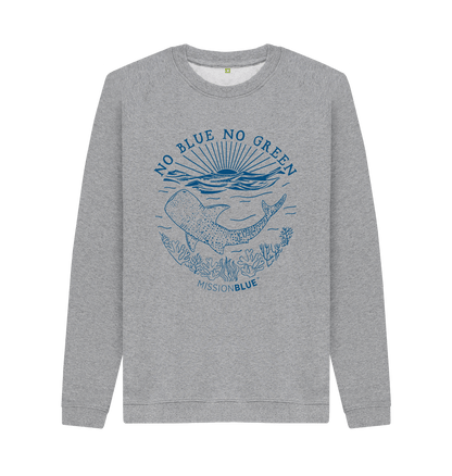 Light Heather Printed Sweater Front
