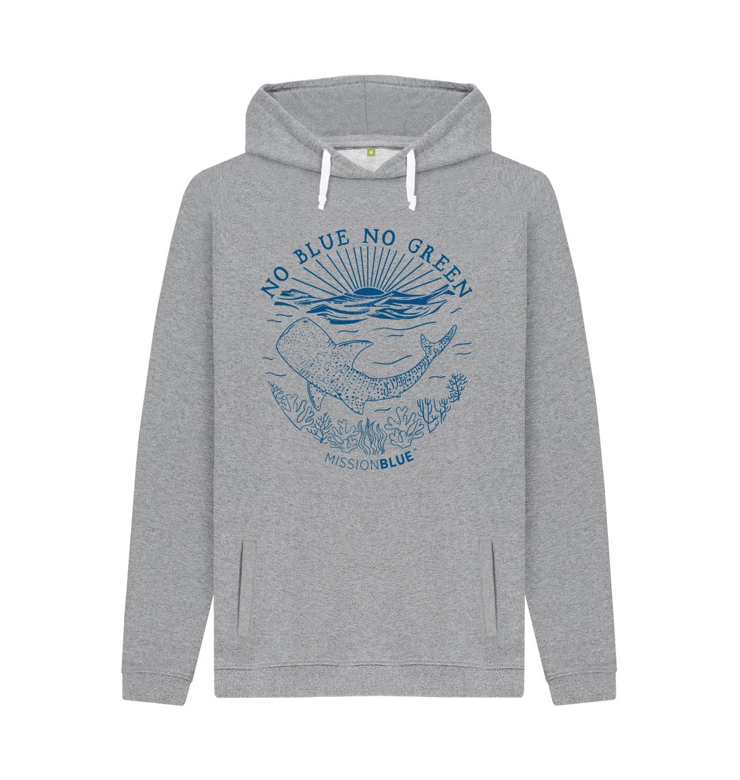 Light Heather Men's No Blue No Green Light Hoodie
