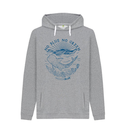 Light Heather Men's No Blue No Green Light Hoodie