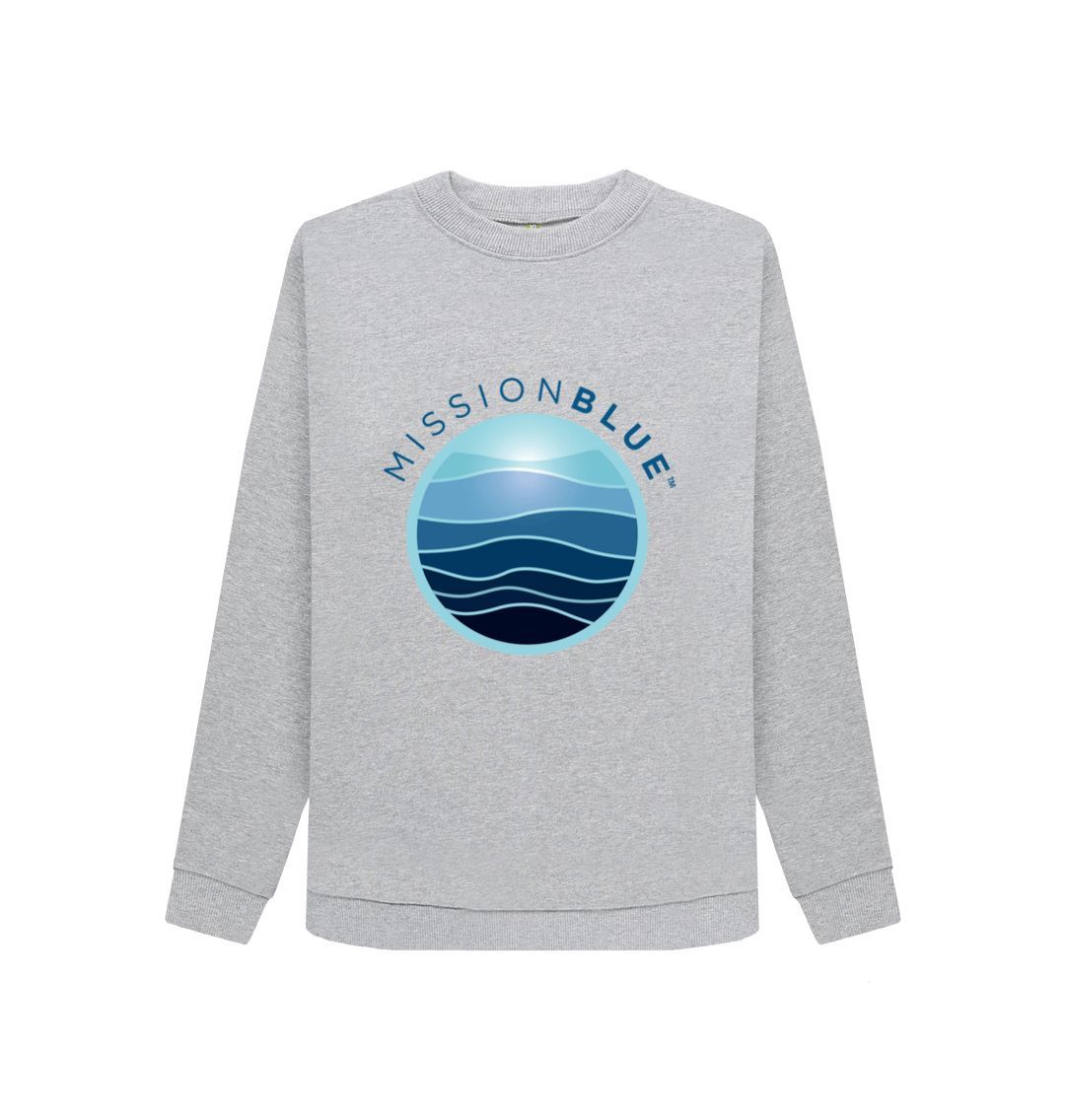 Light Heather Women's Jumper (Crewneck) \u2013 Logo