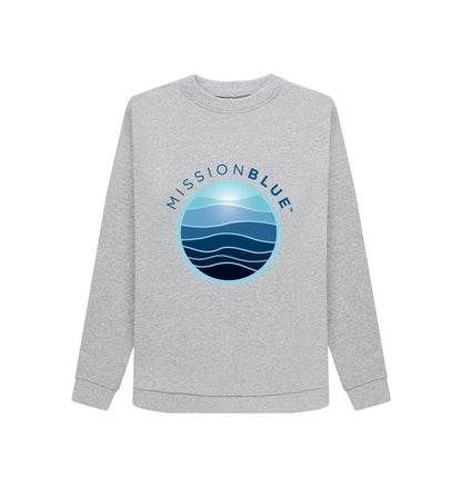 Light Heather Women's Jumper (Crewneck) \u2013 Logo