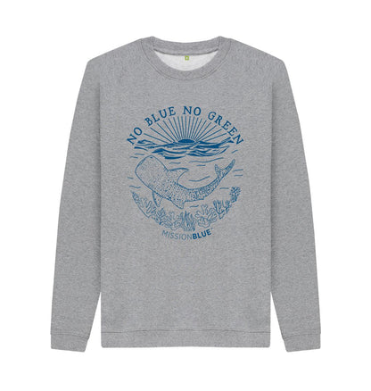 Light Heather Men's Light Sweatshirt No Blue No Green