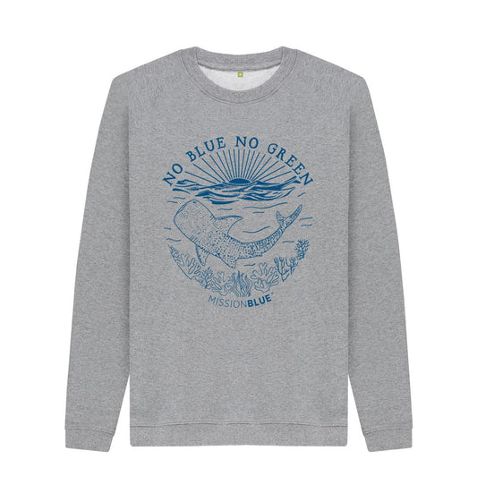 Light Heather Men's Light Sweatshirt No Blue No Green