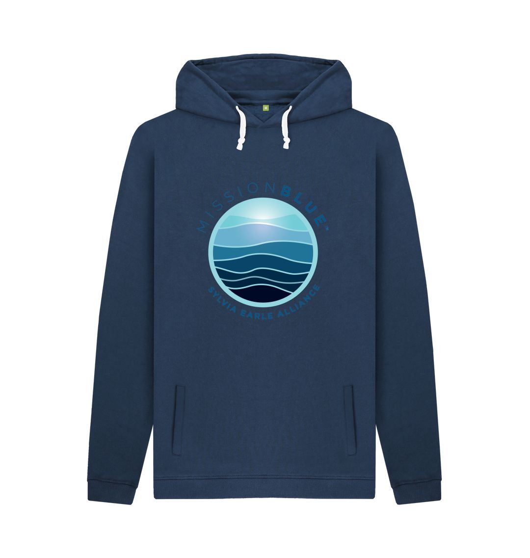 Navy Men's Cotton Hoodie
