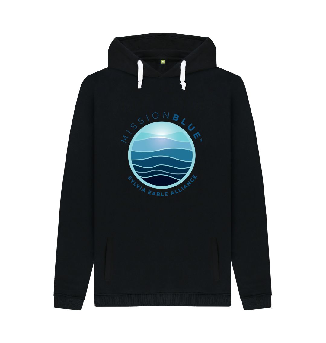 Black Men's Cotton Hoodie