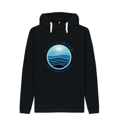 Black Men's Cotton Hoodie