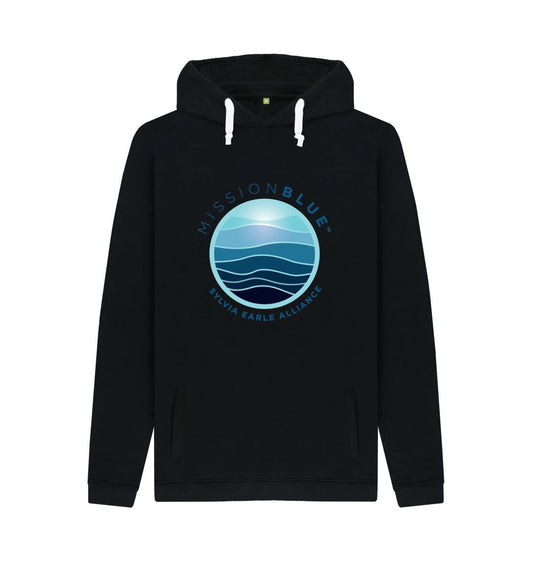 Black Men's Cotton Hoodie
