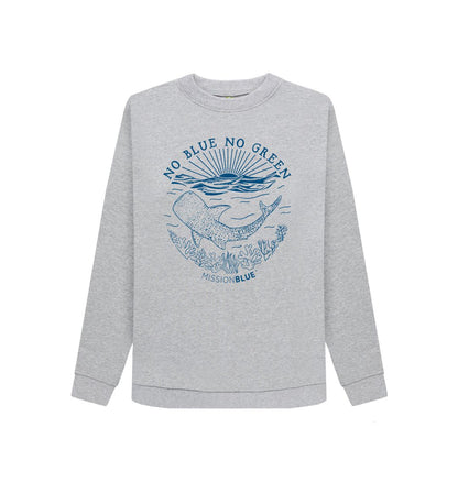 Light Heather Women's Light Jumper (Crewneck) No Blue No Green