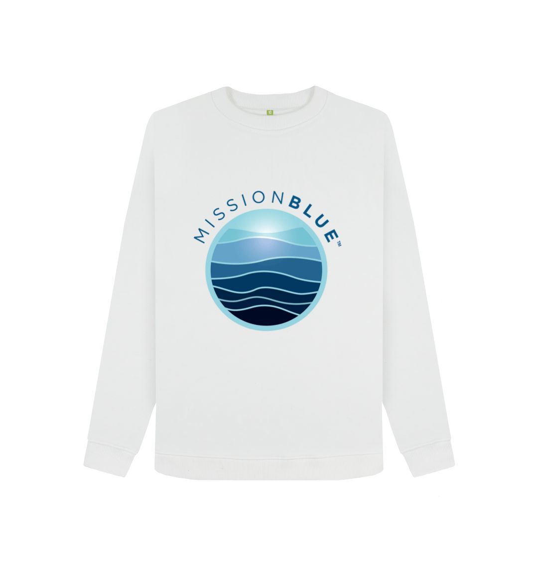 White Women's Jumper (Crewneck) \u2013 Logo
