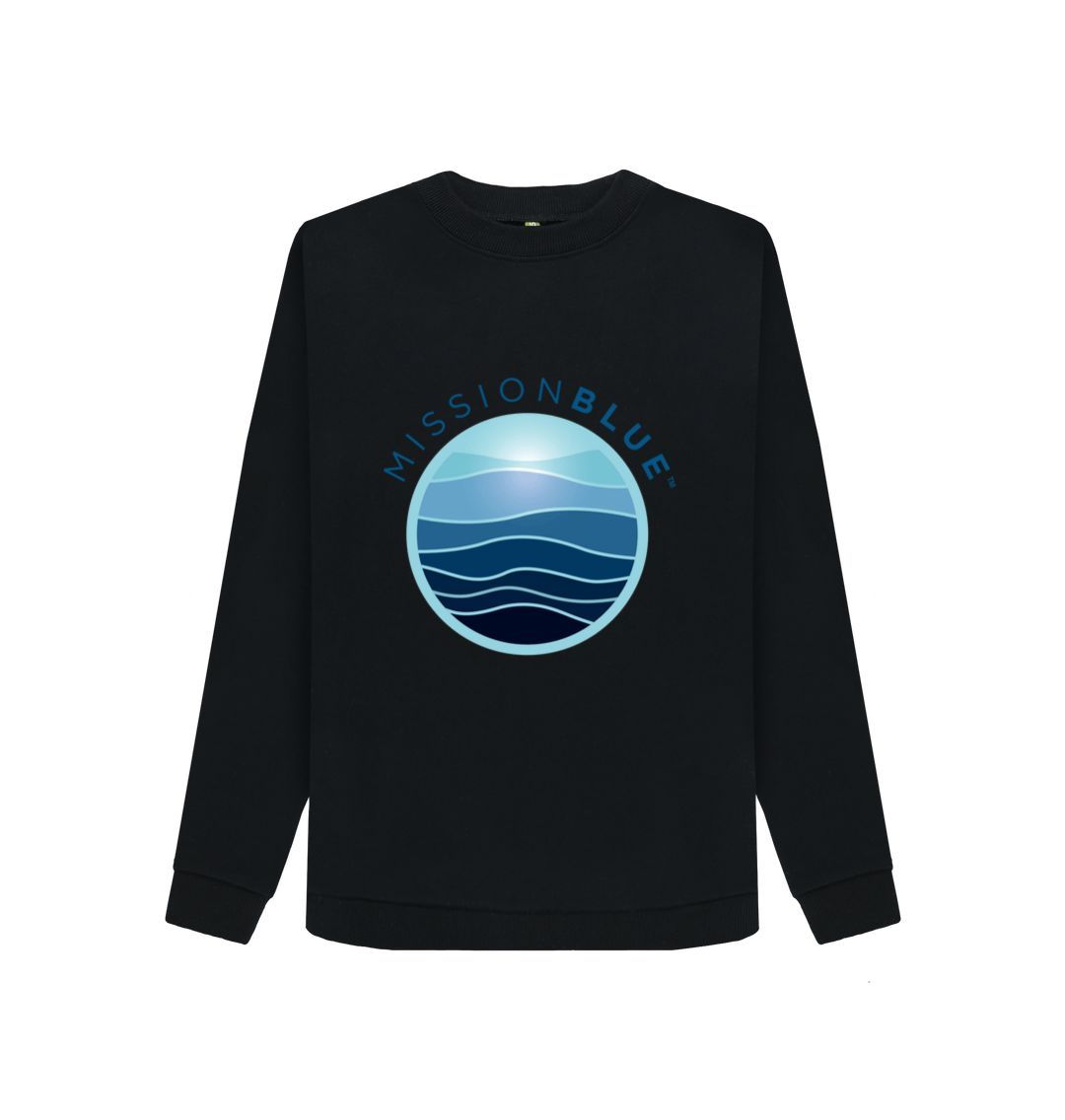 Black Women's Jumper (Crewneck) \u2013 Logo