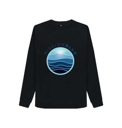 Black Women's Jumper (Crewneck) \u2013 Logo